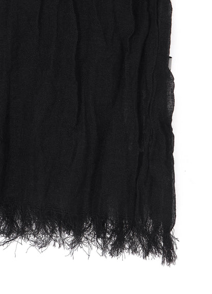 C/PLAIN WEAVE GATHER DETAIL STOLE