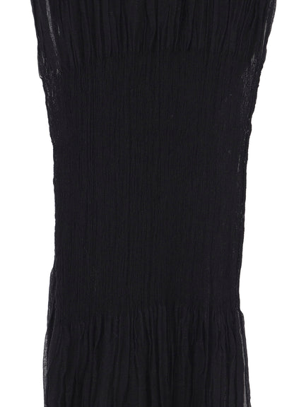 C/PLAIN WEAVE GATHER DETAIL STOLE