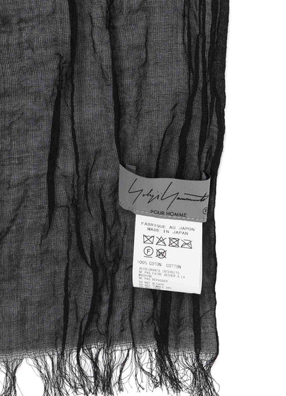 C/PLAIN WEAVE GATHER DETAIL STOLE