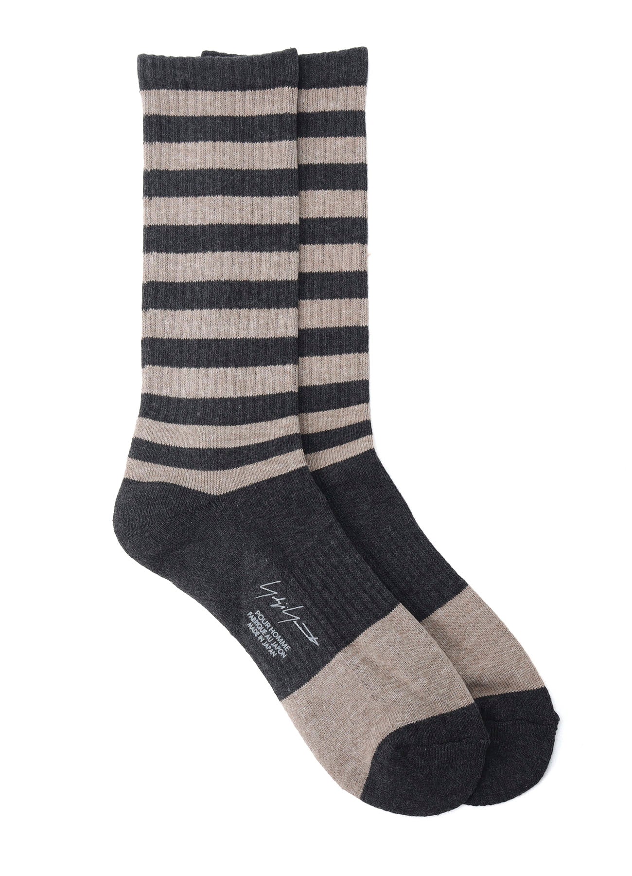 C/A RIB PILE BORDER SOCKS