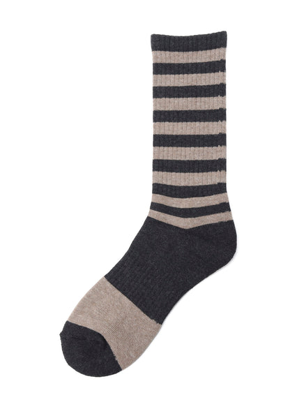 C/A RIB PILE BORDER SOCKS