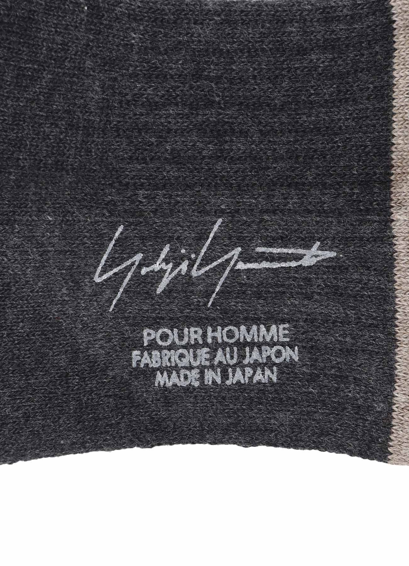 C/A RIB PILE BORDER SOCKS