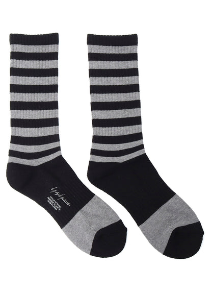 C/A RIB PILE BORDER SOCKS