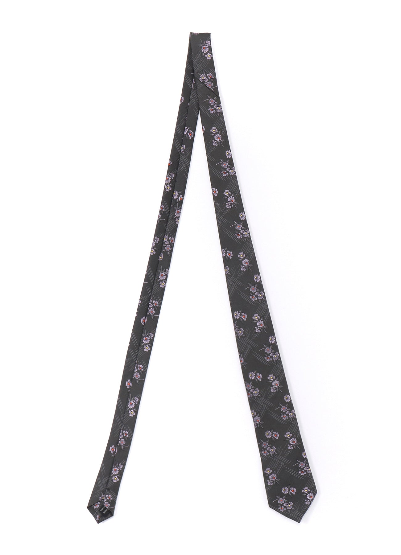 FLOWER PLAID JQ DERBY TIE – THE SHOP YOHJI YAMAMOTO