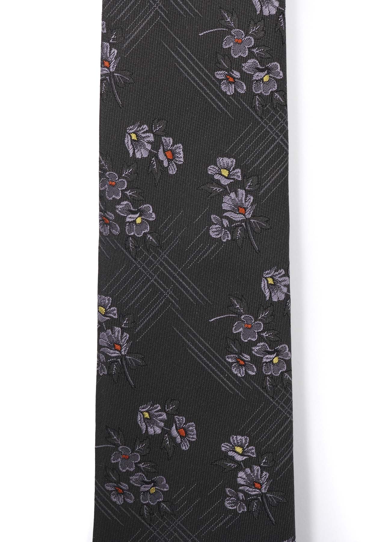 FLOWER PLAID JQ DERBY TIE – THE SHOP YOHJI YAMAMOTO