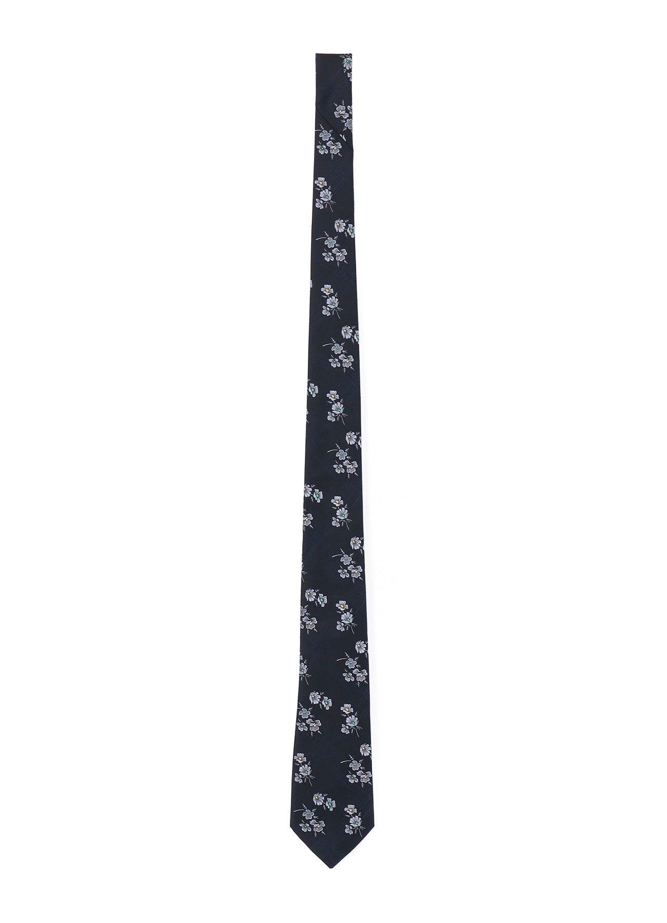 FLOWER PLAID JQ DERBY TIE – THE SHOP YOHJI YAMAMOTO