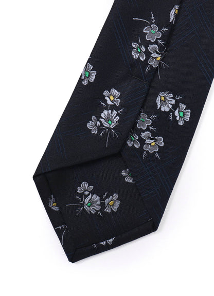 FLOWER PLAID JQ DERBY TIE
