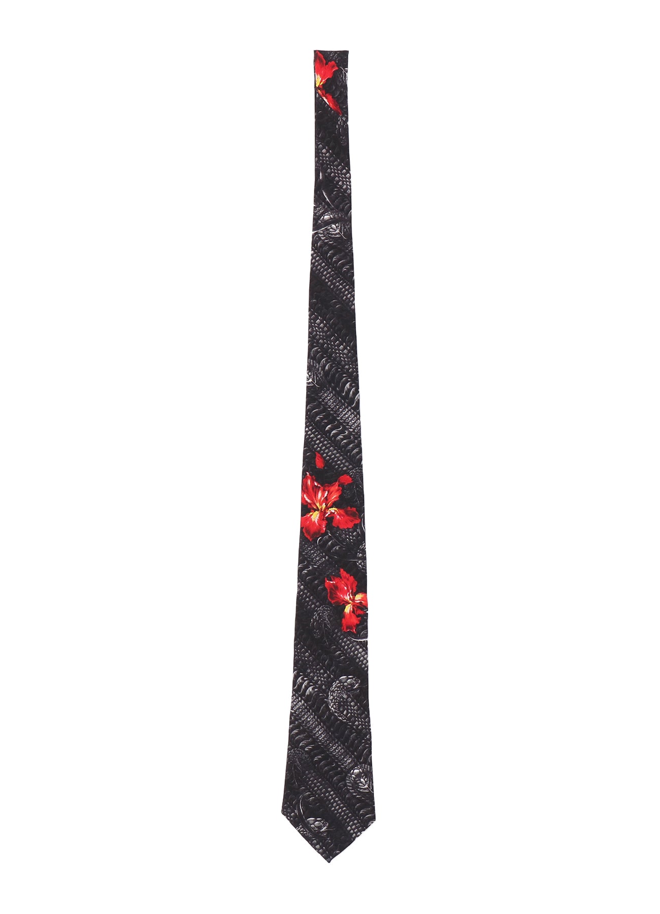 Yohji Yamamoto pour homme ハサミ薔薇スカルネクタイ BROTHER SILK TIE COBRA – THE SHOP YOHJI YAMAMOTO