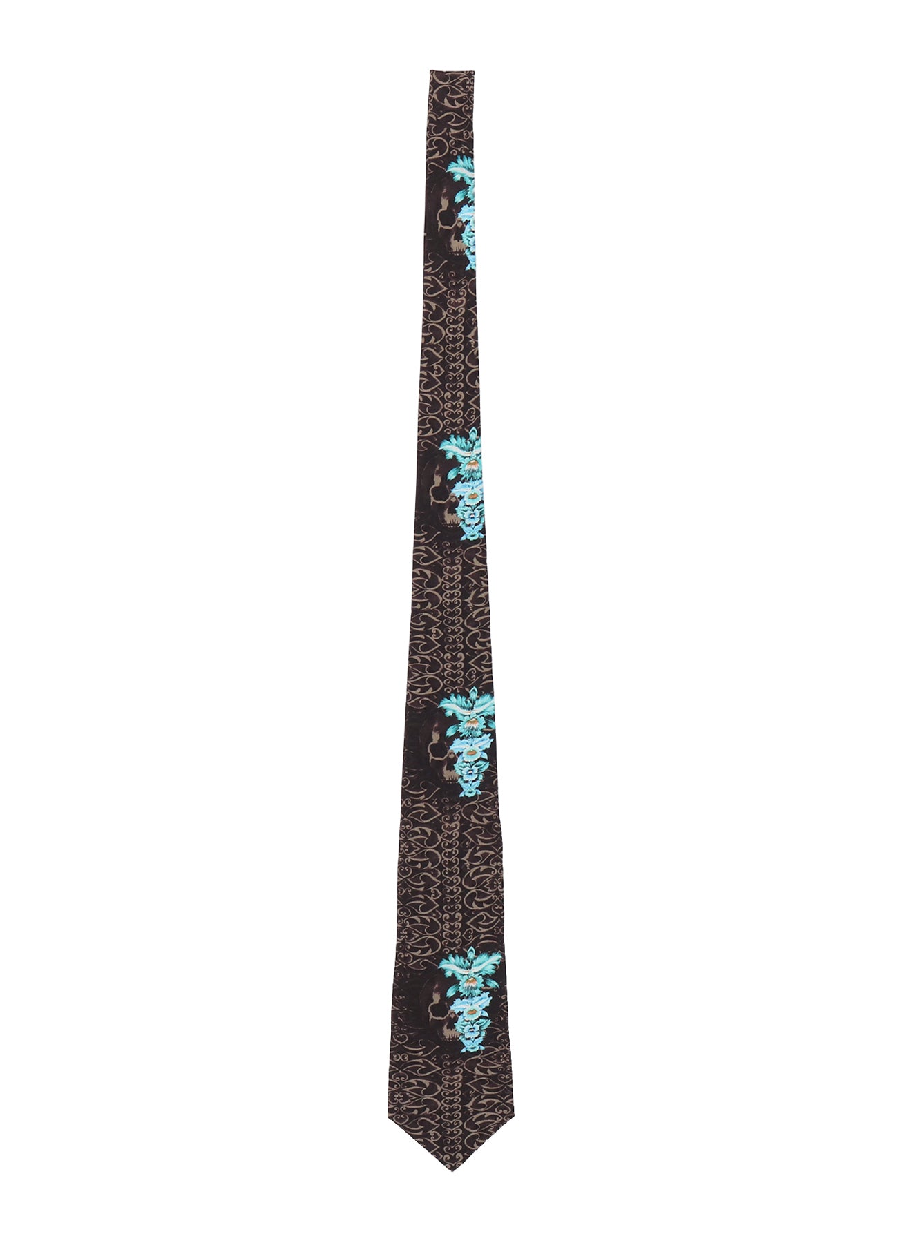 BROTHER SILK TIE SKULL02
