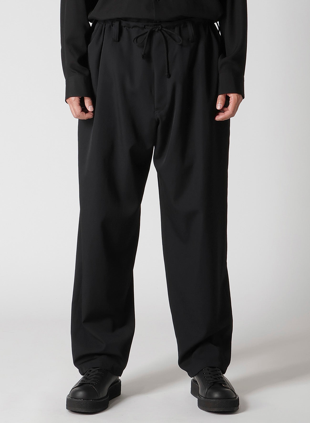 パンツ Regulation Yohji Yamamoto string pants REGULATION GABARDINE STANDARD STRING PANTS – THE SHOP YOHJI YAMAMOTO