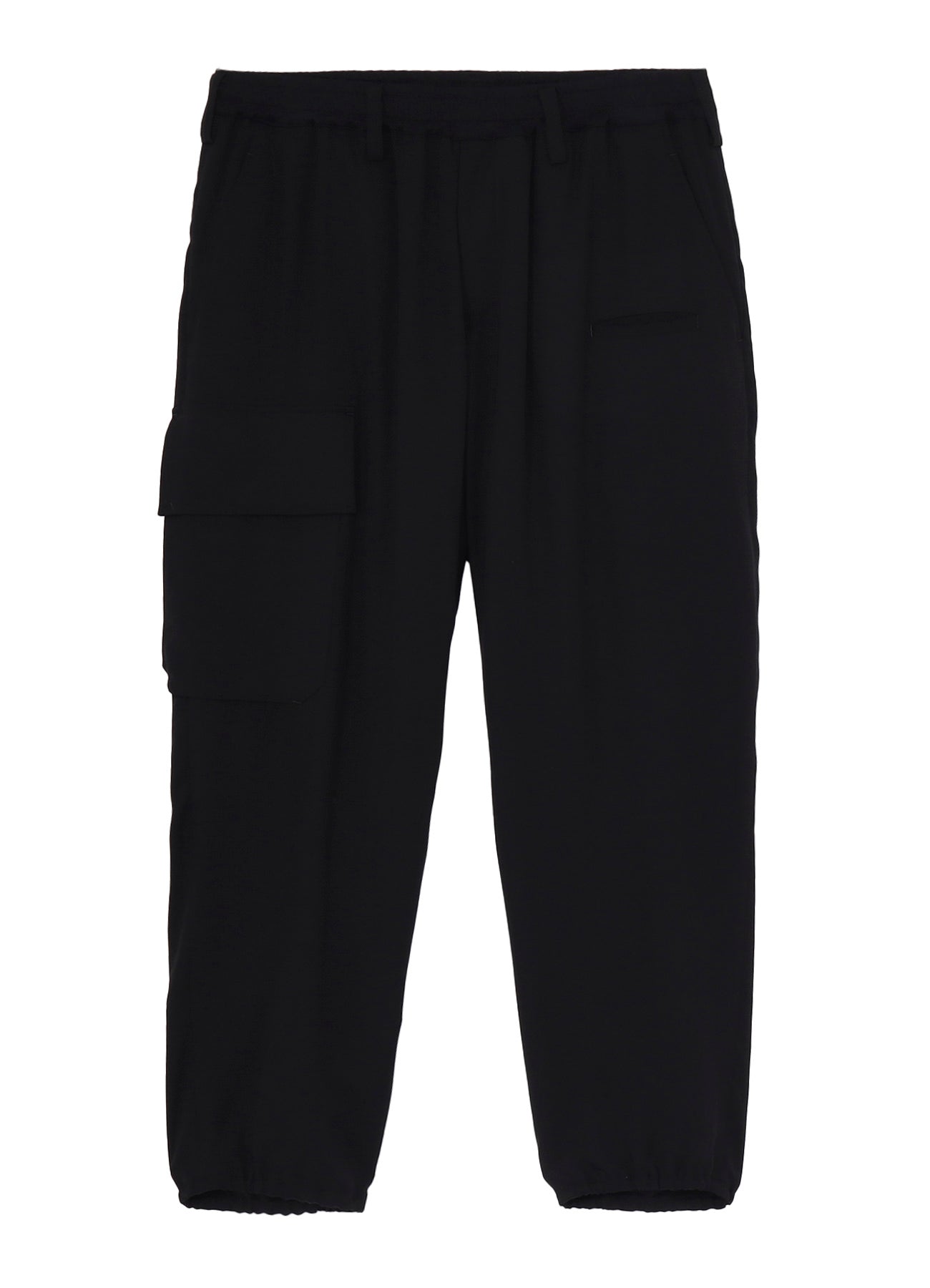 RE CELLULOSE GABARDINE RIBBED FLAP POCKET PANTS