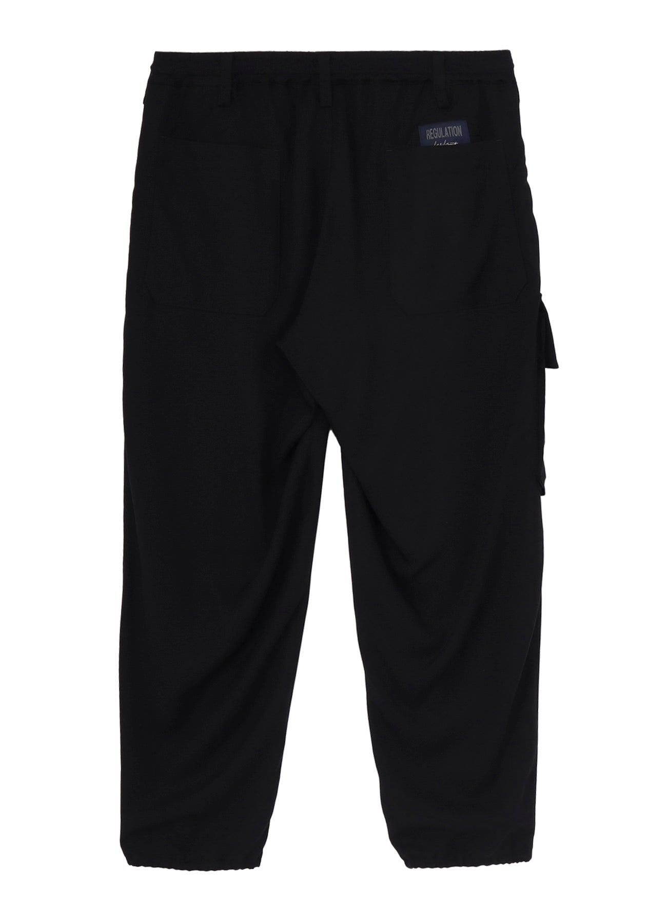 RE CELLULOSE GABARDINE RIBBED FLAP POCKET PANTS