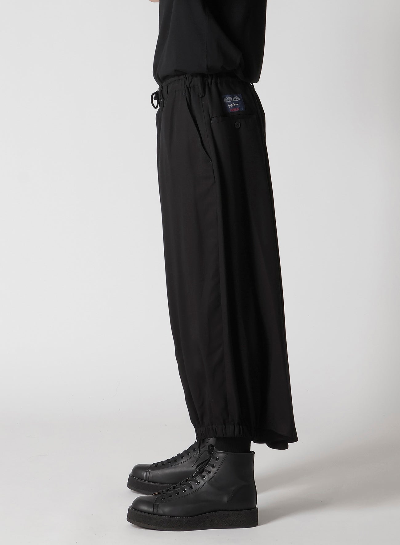 RE CELLULOSE GABARDINE STANDARD CROW PANTS – THE SHOP YOHJI YAMAMOTO RE CELLULOSE GABARDINE STANDARD CROW PANTS – THE SHOP YOHJI YAMAMOTO