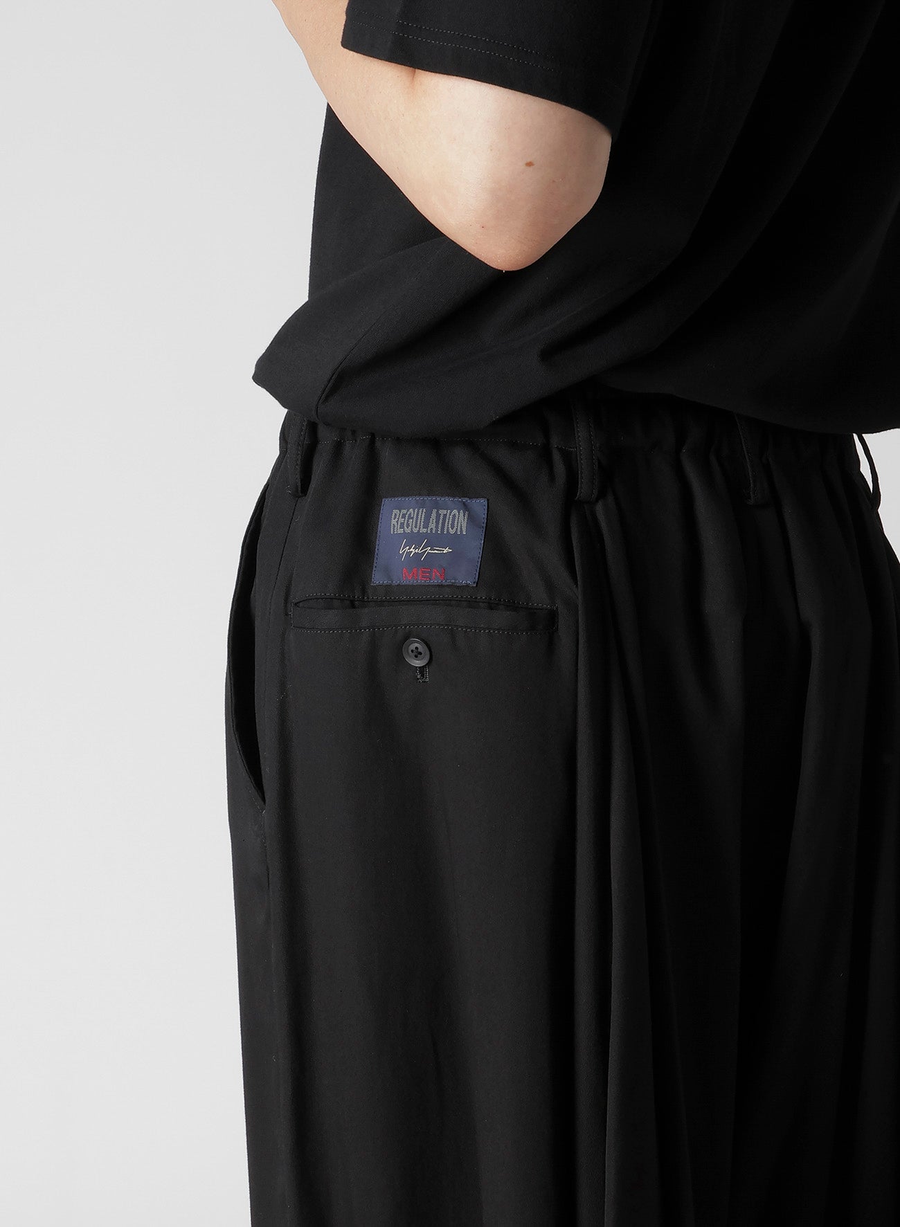 RE CELLULOSE GABARDINE STANDARD CROW PANTS – THE SHOP YOHJI YAMAMOTO