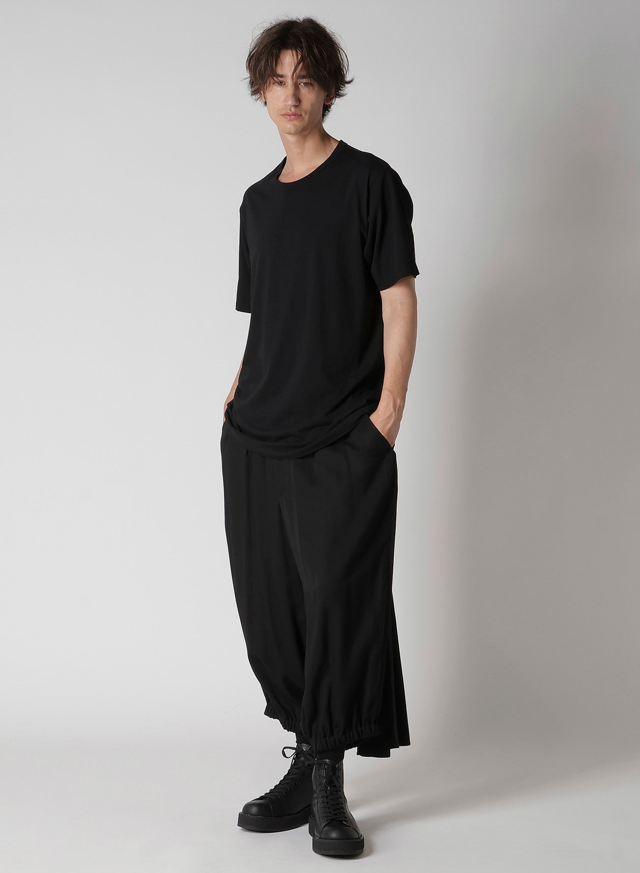 RE CELLULOSE GABARDINE STANDARD CROW PANTS – THE SHOP YOHJI YAMAMOTO