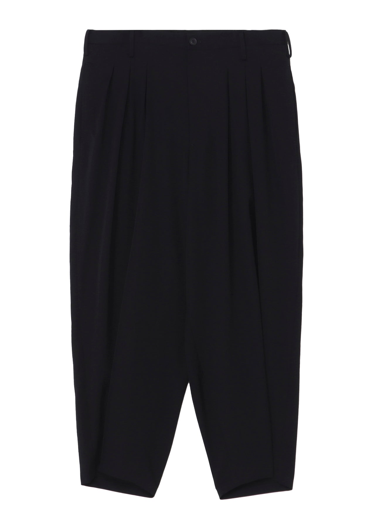 WOOL GABARDINE 12 TUCKS PANTS