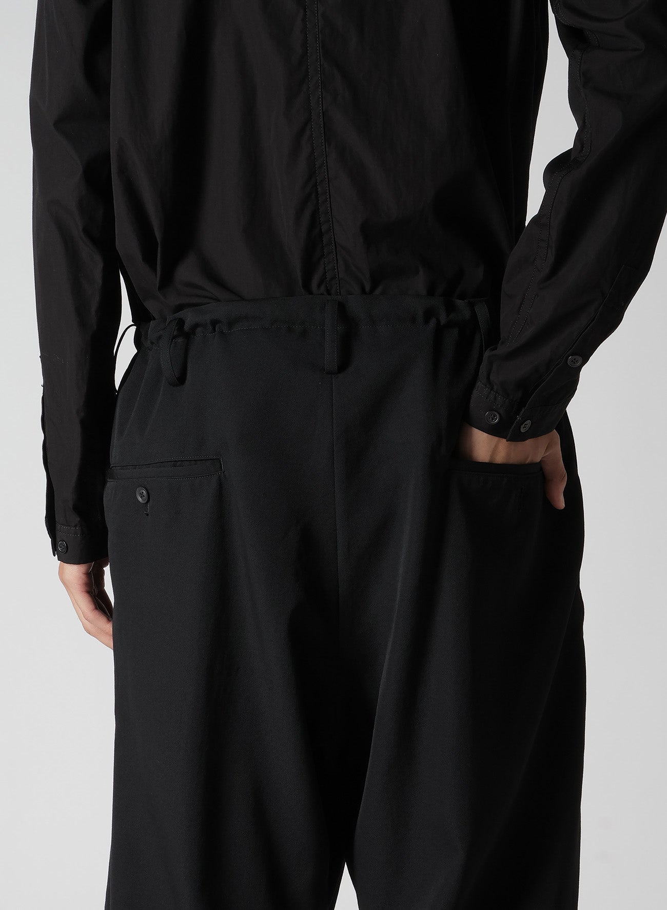 WOOL GABARDINE NEW STANDARD STRING PANTS