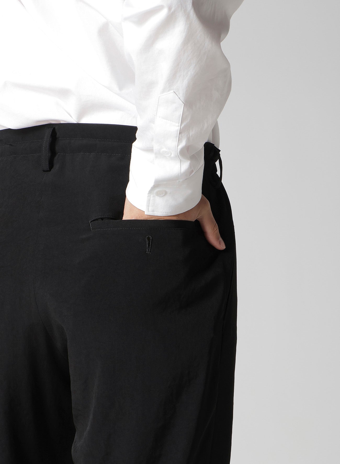 yohni yamamoto25awHL-P11-101 スリムウォレットパンツ ARMY GABARDINE SLIM WALLET PANTS – THE SHOP YOHJI YAMAMOTO