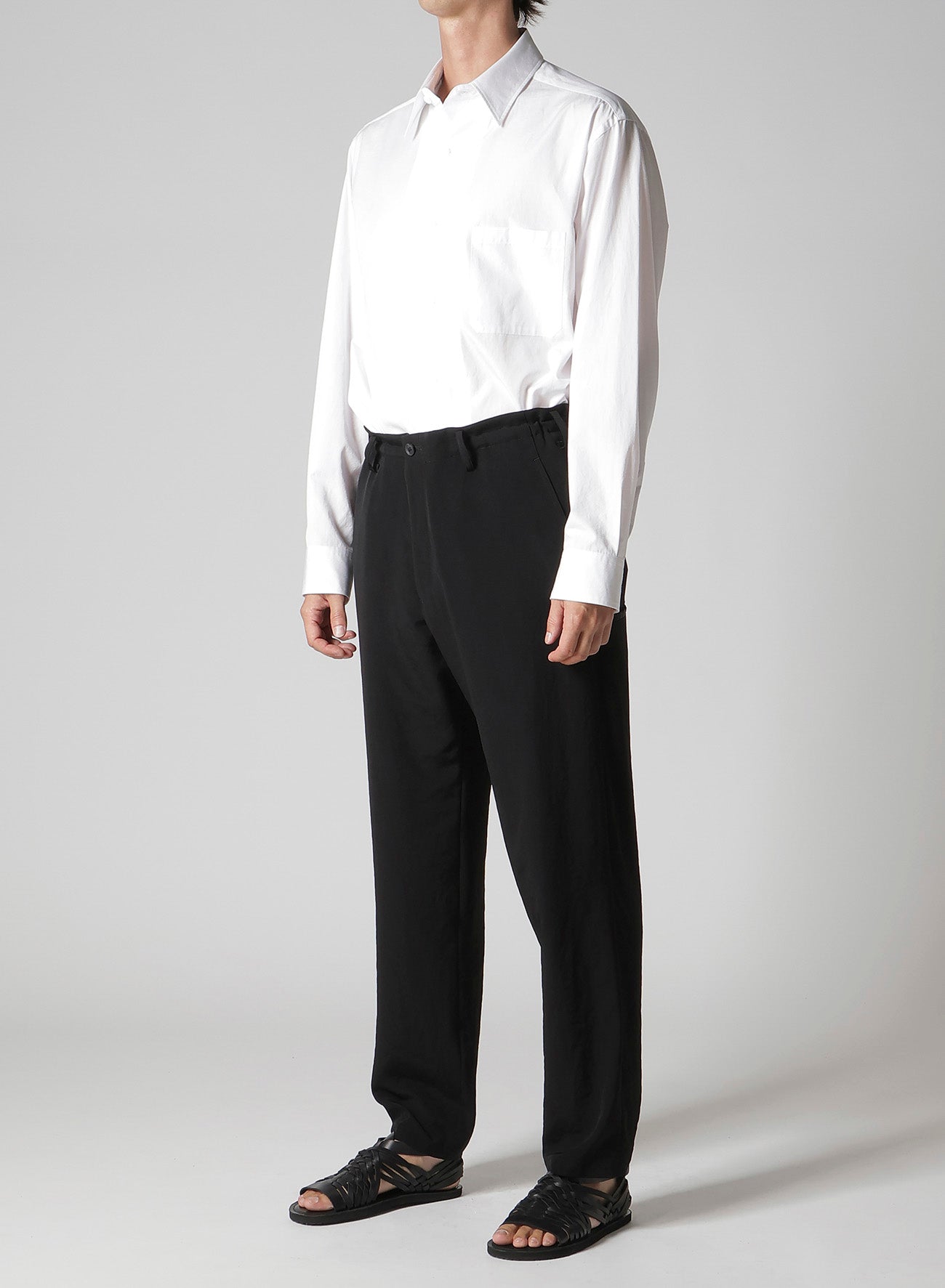 yohni yamamoto25awHL-P11-101 スリムウォレットパンツ ARMY GABARDINE SLIM WALLET PANTS – THE SHOP YOHJI YAMAMOTO