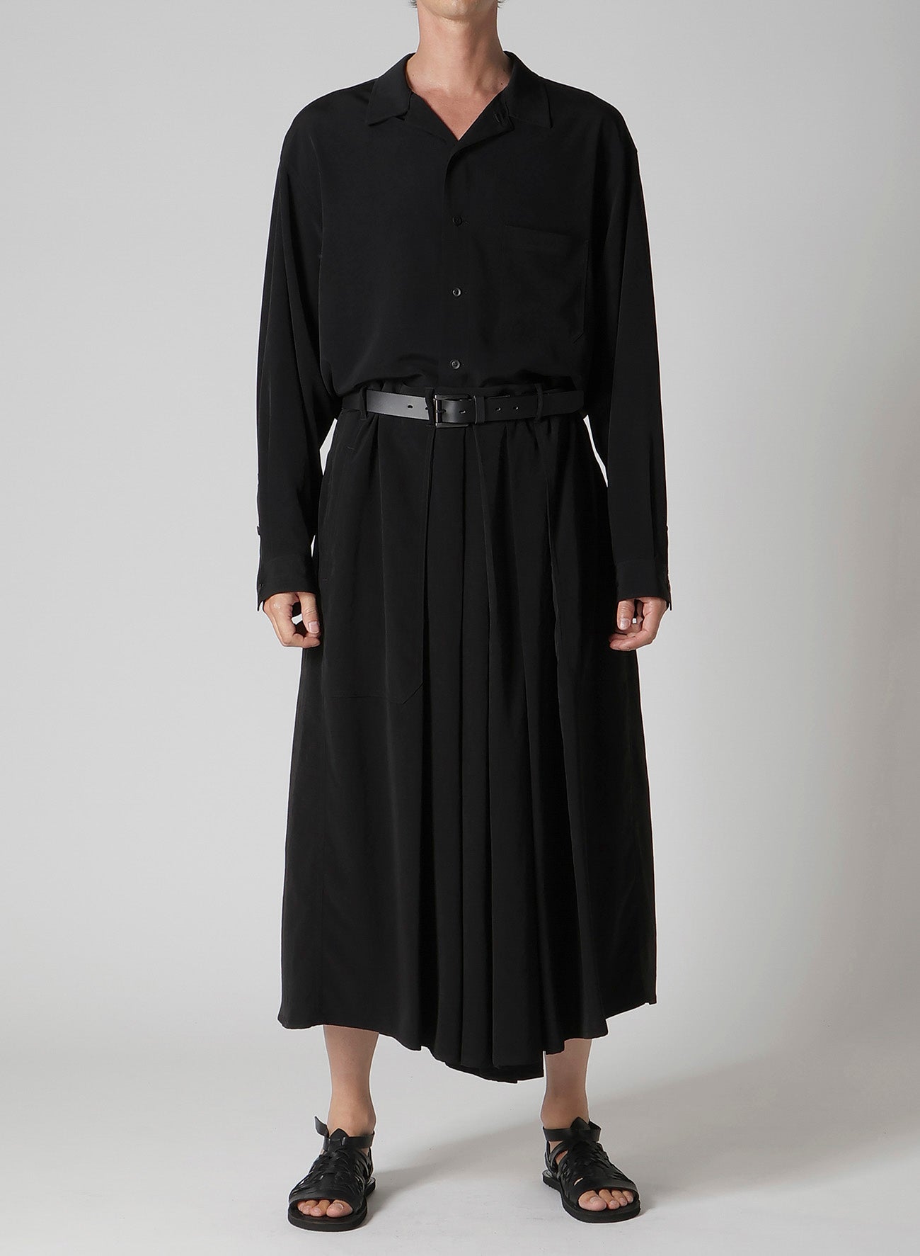 パンツ Yohji Yamamoto POUR HOMME Hakama Pants Yohji Yamamoto POUR HOMME Hakama Pants II （Black） - Osaka