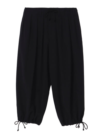 WOOL GABARDINE STANDARD BALOON PANTS