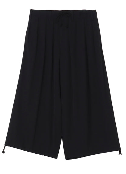 WOOL GABARDINE STANDARD BALOON PANTS