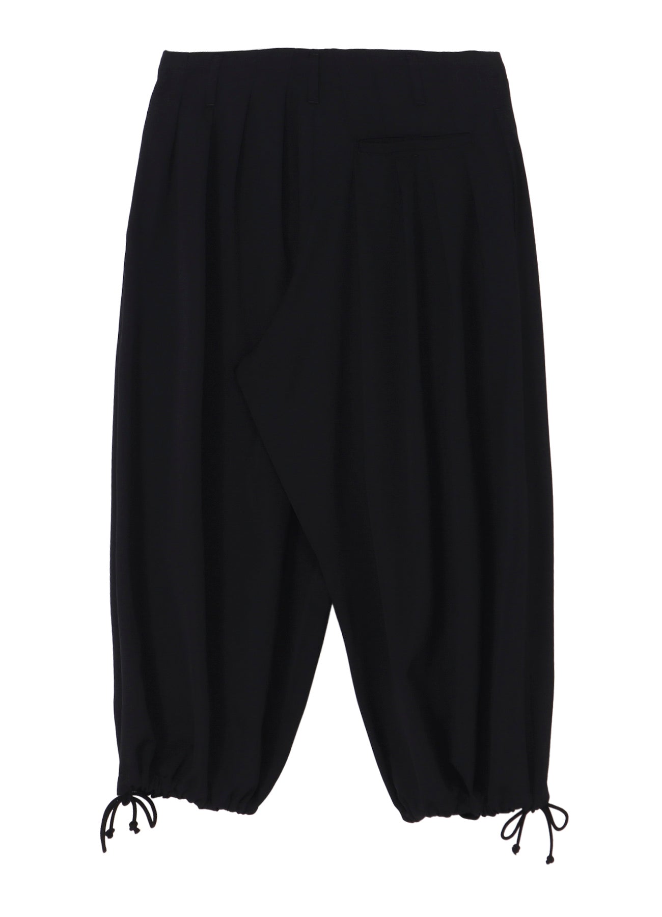 WOOL GABARDINE STANDARD BALOON PANTS