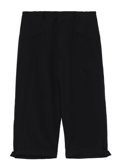 <PIECE UNIQUE/AOYAMA>RY/ NY/ CU LAWN RANDOM PK HEM TAB PANTS