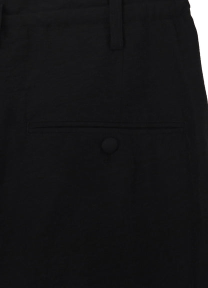<PIECE UNIQUE/AOYAMA>RY/ NY/ CU LAWN RANDOM PK HEM TAB PANTS