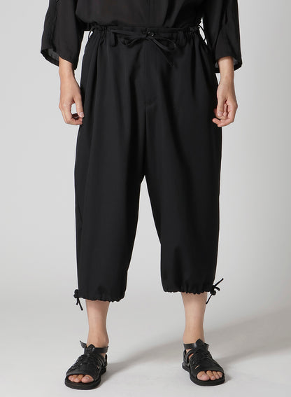 WOOL GABARDINE CHINA STRING PANTS