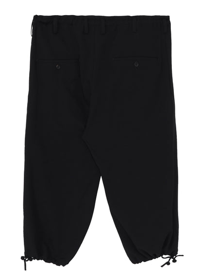 WOOL GABARDINE CHINA STRING PANTS