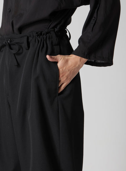 WOOL GABARDINE CHINA STRING PANTS