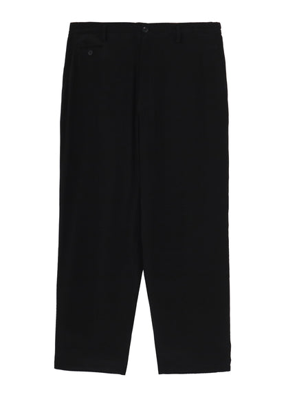 CREPE DE CHINE DESIGNED BOX POCKET PANTS