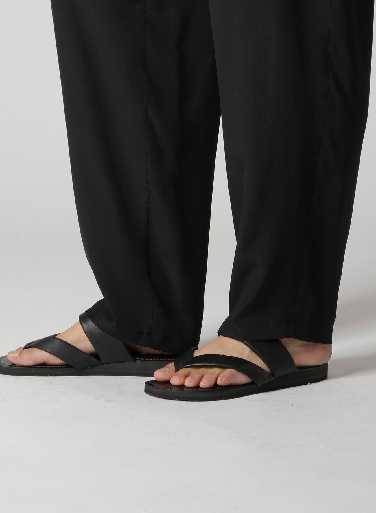 CREPE DE CHINE DESIGNED BOX POCKET PANTS
