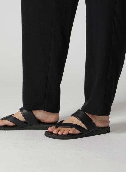 TA TUXEDO DESIGNED BOX POCKET PANTS