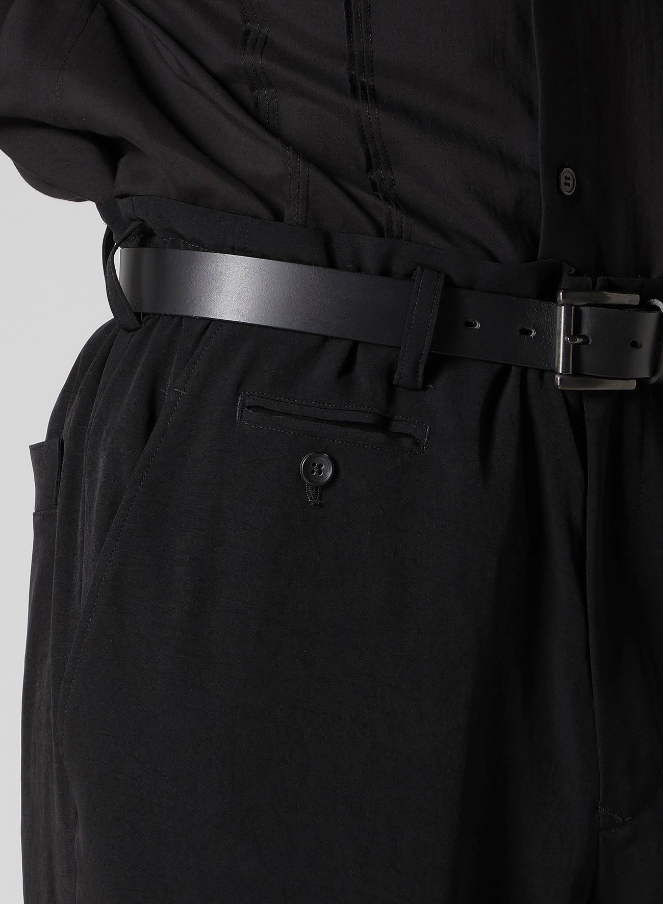 TA TUXEDO DESIGNED BOX POCKET PANTS