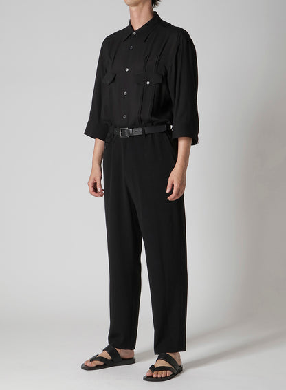 TA TUXEDO DESIGNED BOX POCKET PANTS