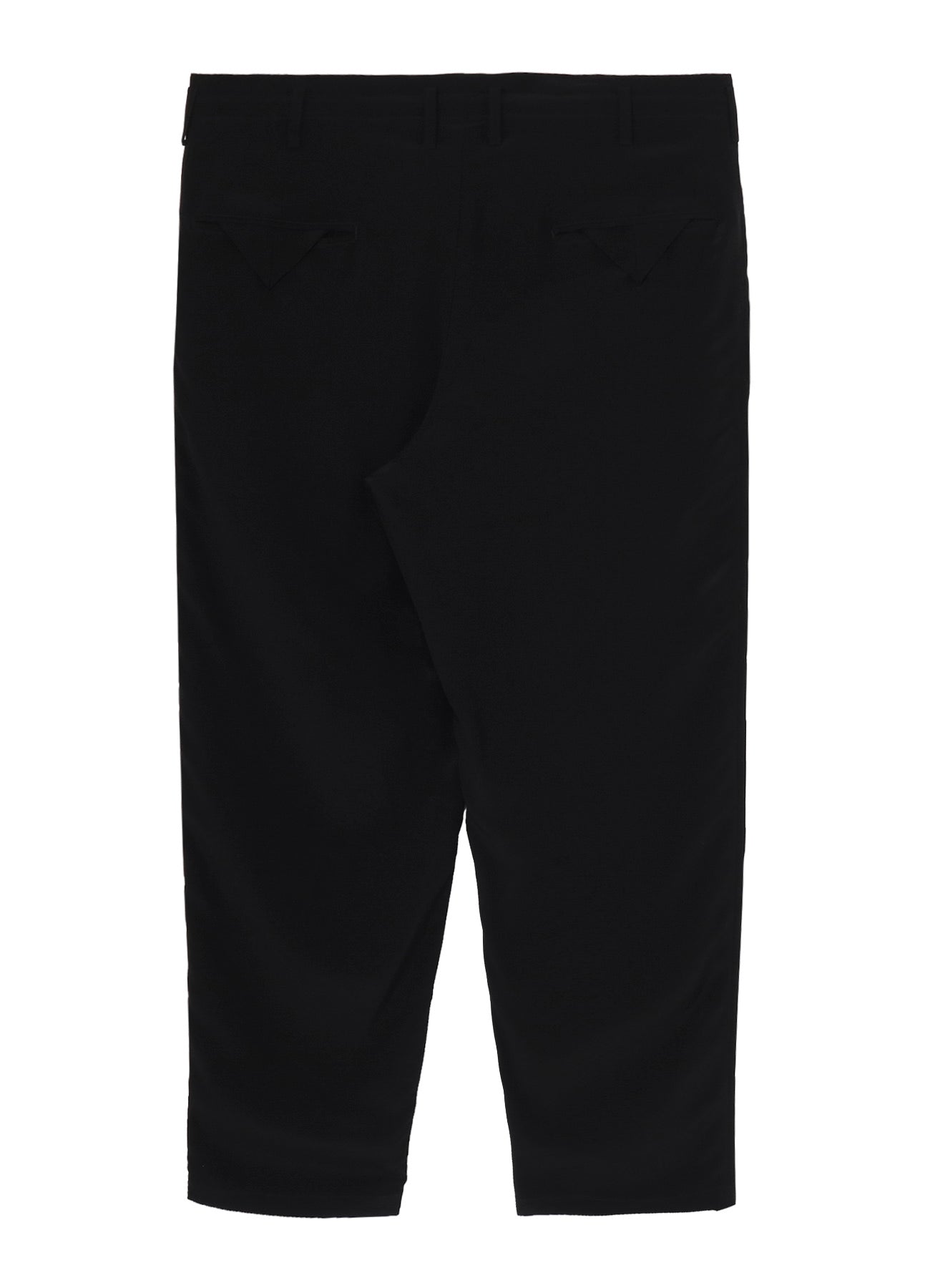 CREPE DE CHINE TRIANGLE TAB SLIM PANTS