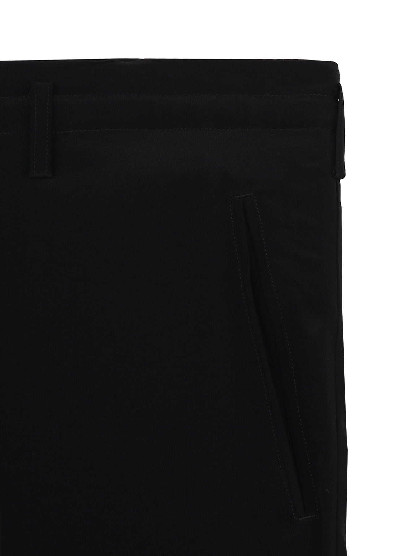 CREPE DE CHINE TRIANGLE TAB SLIM PANTS