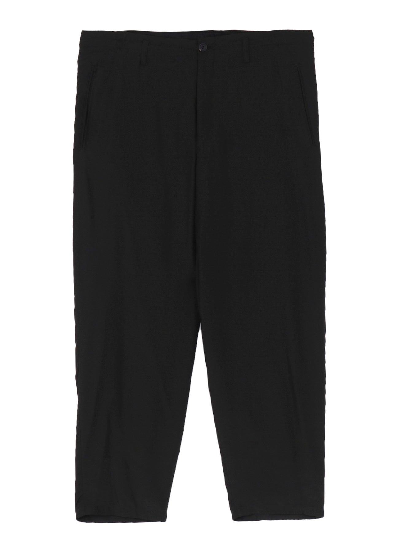 SILK HABUTAE TRIANGLE TAB SLIM PANTS