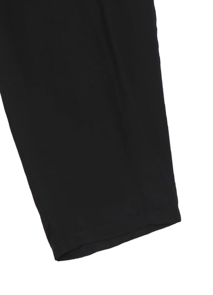SILK HABUTAE TRIANGLE TAB SLIM PANTS