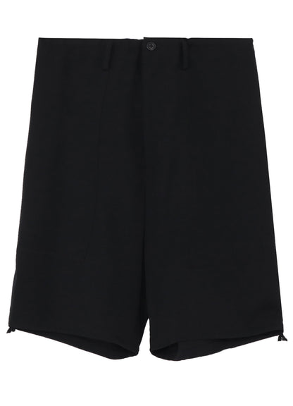 WOOL GABARDINE ST POCKET SHORTS