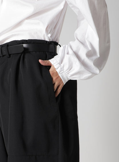 WOOL GABARDINE ST POCKET SHORTS