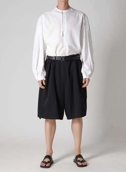 WOOL GABARDINE ST POCKET SHORTS