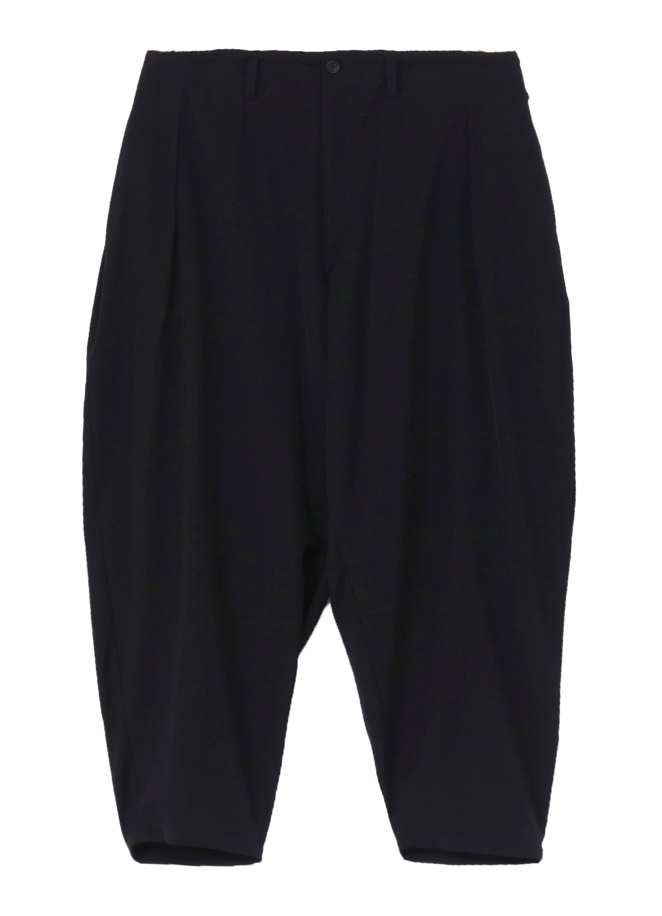 WOOL GABARDINE OUTER DRAPE PANTS