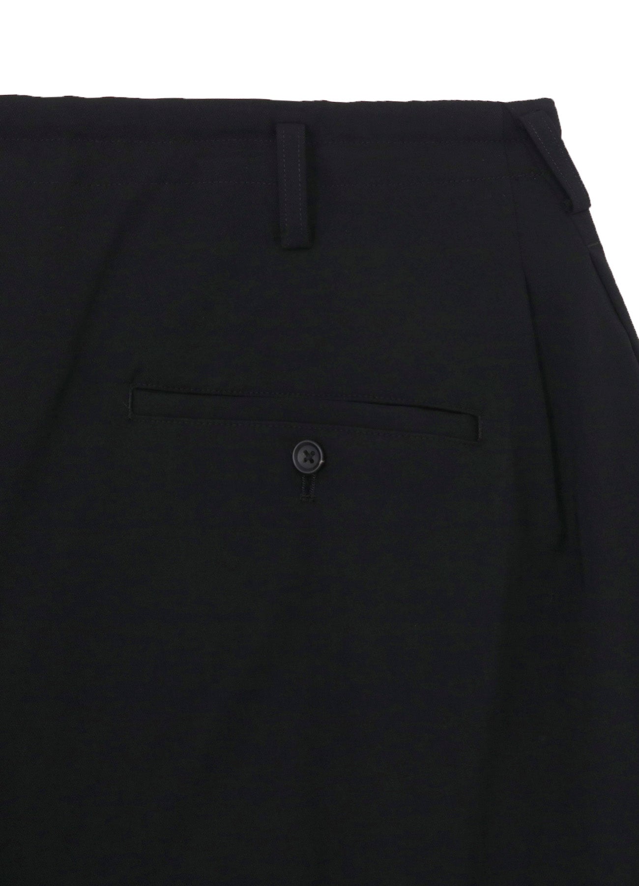 WOOL GABARDINE OUTER DRAPE PANTS – THE SHOP YOHJI YAMAMOTO