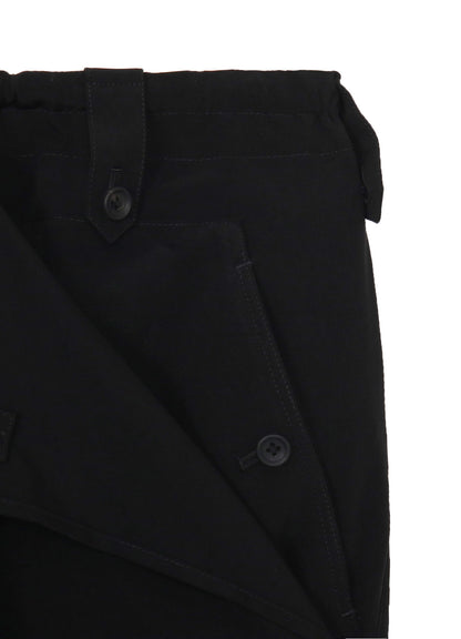 TA TUXEDO DRAPE PANEL ATTACHED SHORT PANTS