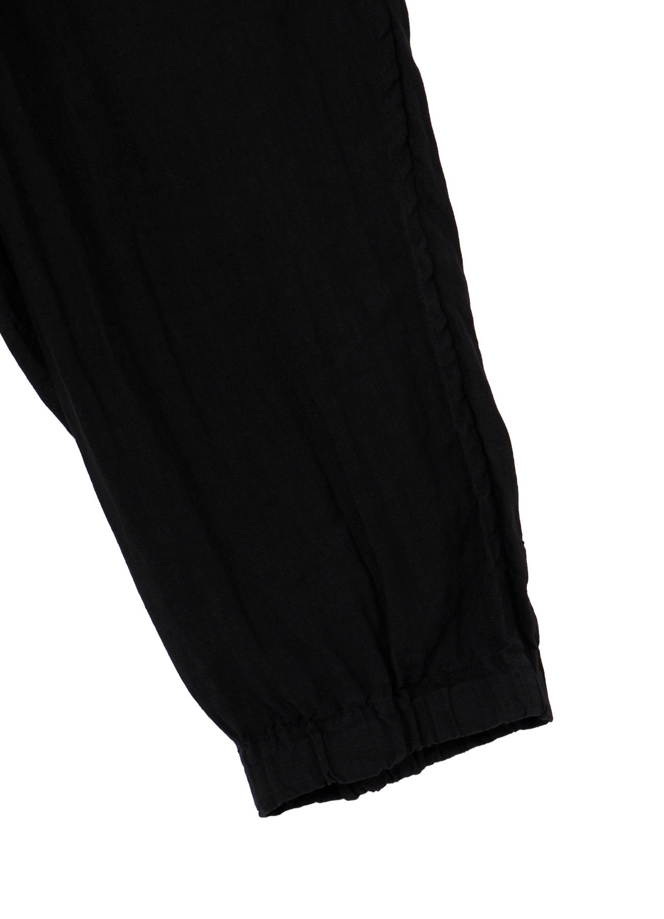 GARMENT-DYED LINEN SIDE TUCK POCKET PANTS