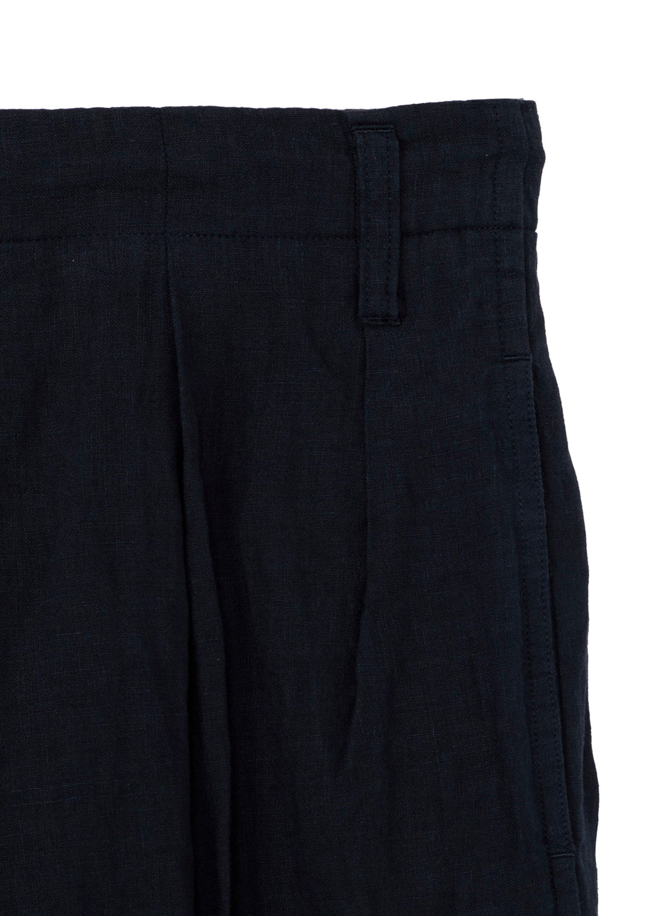 GARMENT-DYED LINEN BALLOON PANTS