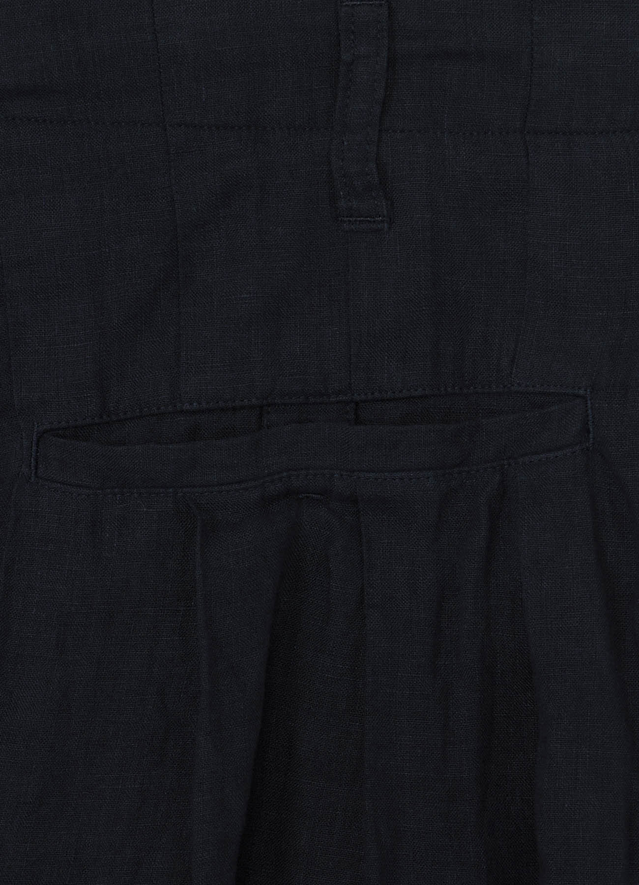 GARMENT-DYED LINEN BALLOON PANTS